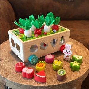 Wooden Vegetable Garden Playset